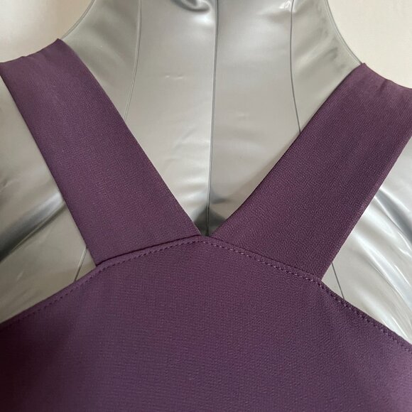 Lulus Skater Style Mini Dress, plum purple, Size S - Picture 5 of 9